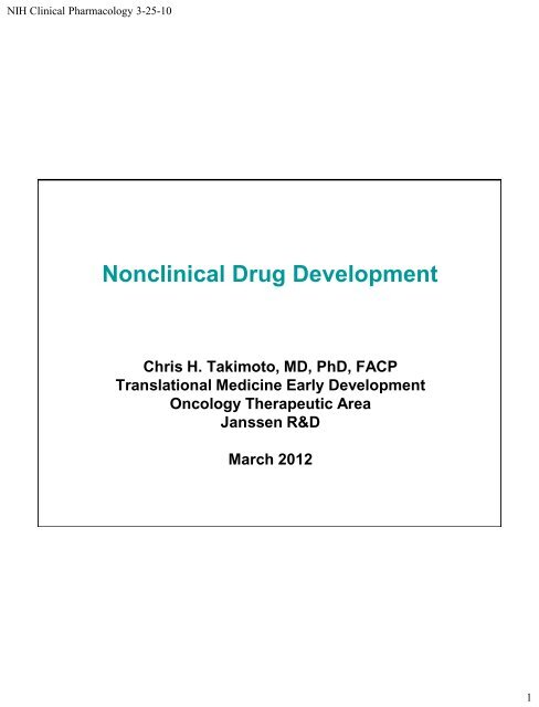 Pre-clinical drug development_1slide