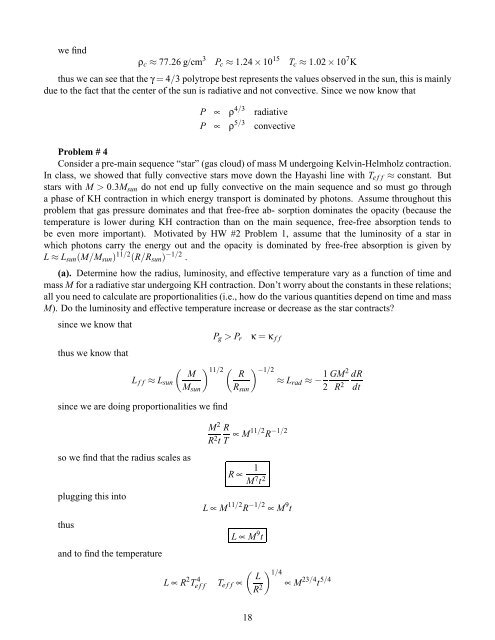 Astro 160: The Physics of Stars