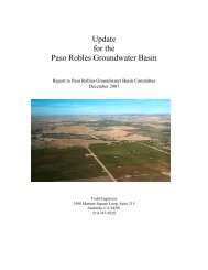 Paso Robles Groundwater Basin Update - SLOCountyWater.org