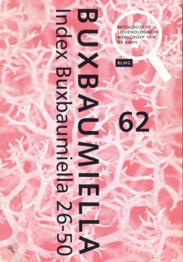 Index Buxbaumiella 26-50