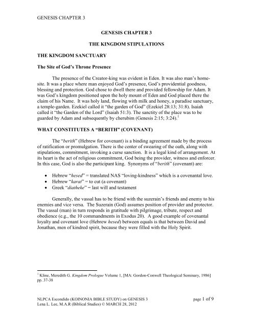 Genesis Part 3 Guide.pdf Genesis Chap 3