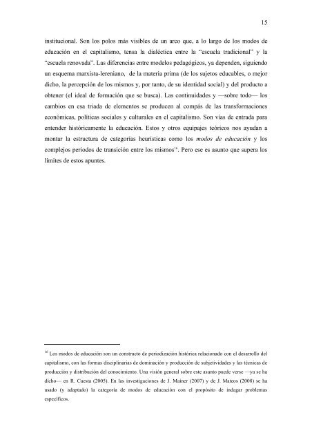 La disciplina hace al hombre. Apuntes sobre el ... - FedIcaria