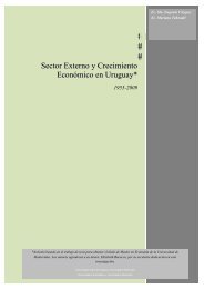 Sector Externo y Crecimiento EconÃƒÂ³mico en Uruguay* - Biblioteca ...