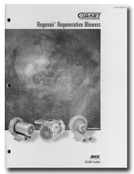 REGENAIRÂ® Regenerative Blowers - BIBUS