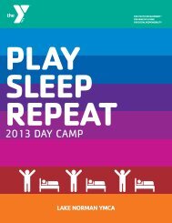 2013 DAY CAMP - YMCA of Greater Charlotte