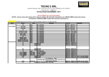 TECNO 2 SRL - Sprint Booster