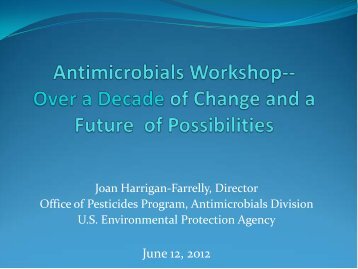 Antimicrobials Division Update - ISSA.com