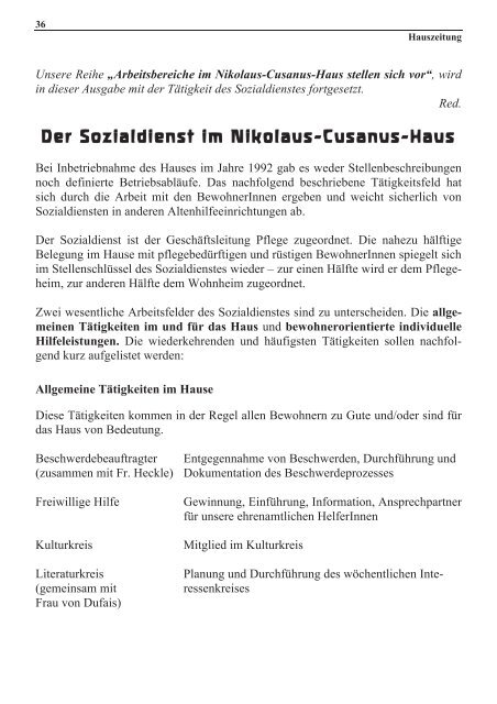 Im Mai 2013 - Nikolaus - Cusanus - Haus