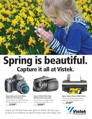 Spring Is Beautiful. - Vistek