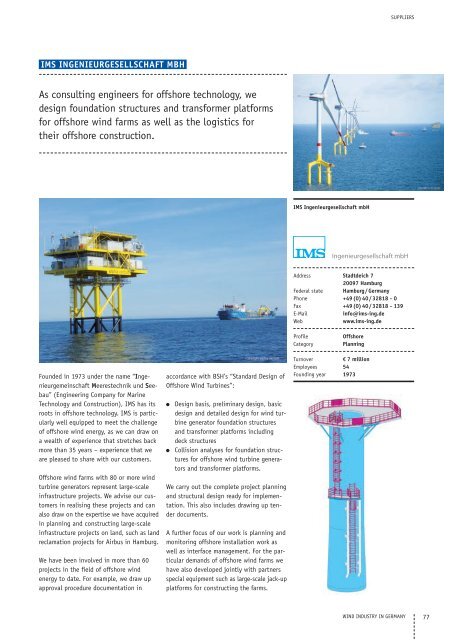 2011 WIND INDUSTRY in gERMany - Wind-Energy-Market