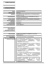 curriculum agostini federico.pdf - IZS della Lombardia e dell'Emilia ...