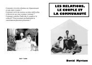 les relations, le couple et la communautÃ© - Collectif FTP - L'autre