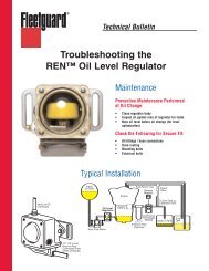 Troubleshooting the REN™ Oil Level Regulator Technical Bulletin