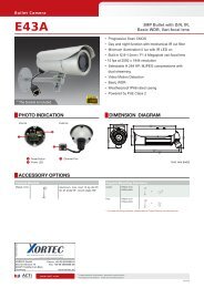 Datasheet ACTi E43A - Xortec.de