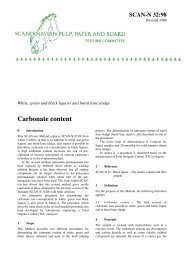 Determination of carbonate content using the TIC procedure