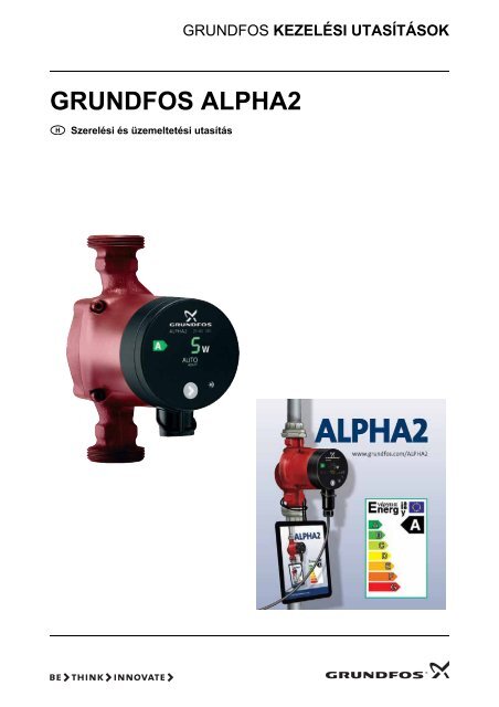 kezelési utasítások grundfos alpha2