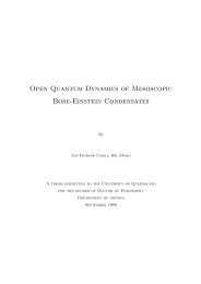 Open Quantum Dynamics of Mesoscopic Bose-Einstein ... - Physics