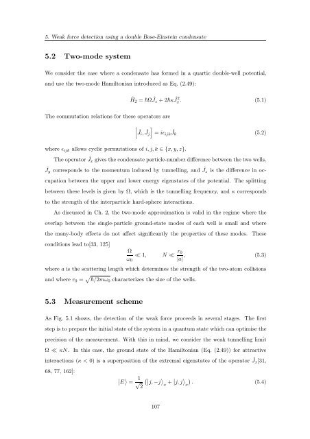 Open Quantum Dynamics of Mesoscopic Bose-Einstein ... - Physics