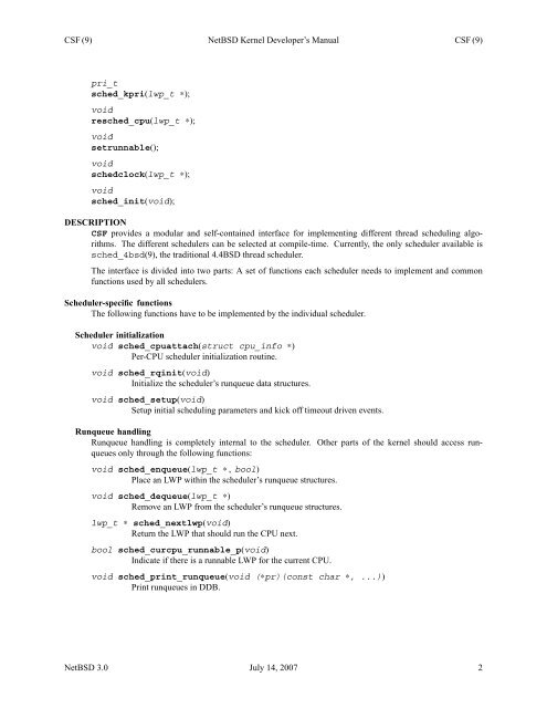 INTRO (9) NetBSD Kernel Developer's Manual INTRO (9) NAME ...