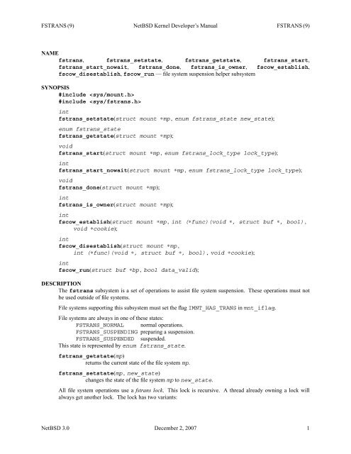 INTRO (9) NetBSD Kernel Developer's Manual INTRO (9) NAME ...