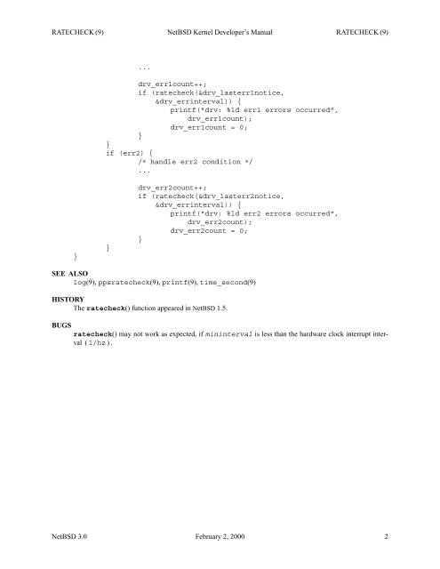 INTRO (9) NetBSD Kernel Developer's Manual INTRO (9) NAME ...