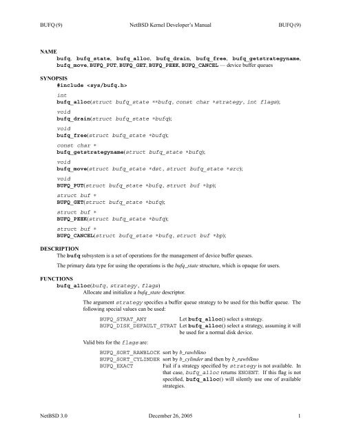 INTRO (9) NetBSD Kernel Developer's Manual INTRO (9) NAME ...