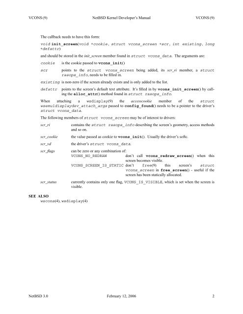 INTRO (9) NetBSD Kernel Developer's Manual INTRO (9) NAME ...