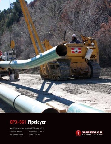 CPX-561 Pipelayer - Worldwide Machinery