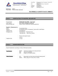 Consolidated Alloys MATERIAL SAFETY DATA SHEET - Electus ...