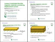 Losses in laminated thin-film magnetic materials considering ...