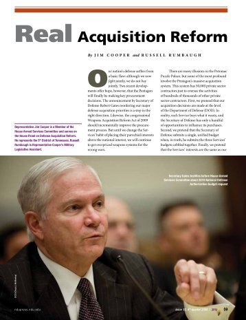 Real Acquisition Reform