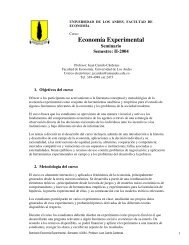 EconomÃ­a Experimental - Universidad de los Andes