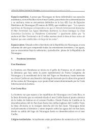 Espacio marítimo. A pesar que Nicaragua no tiene ... - Resdal