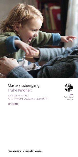 BroschÃ¼re Master FrÃ¼he Kindheit - Marie Meierhofer Institut fÃ¼r das ...