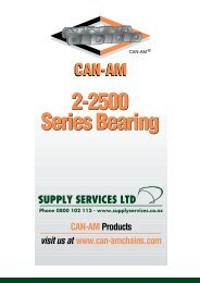 Download Can-Am Chains 2-2500 Series Bearing ... - Supply Services