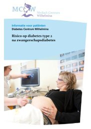 Risico op diabetes type 2 na zwangerschapsdiabetes - Wilhelmina ...