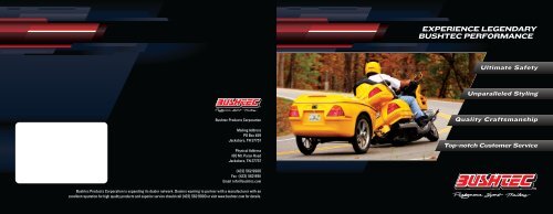 experience legendary bushtec performance - Bushtec Trailers