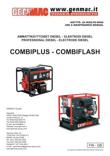 combiplus - combiflash ammattikäyttoiset diesel - IKH Service