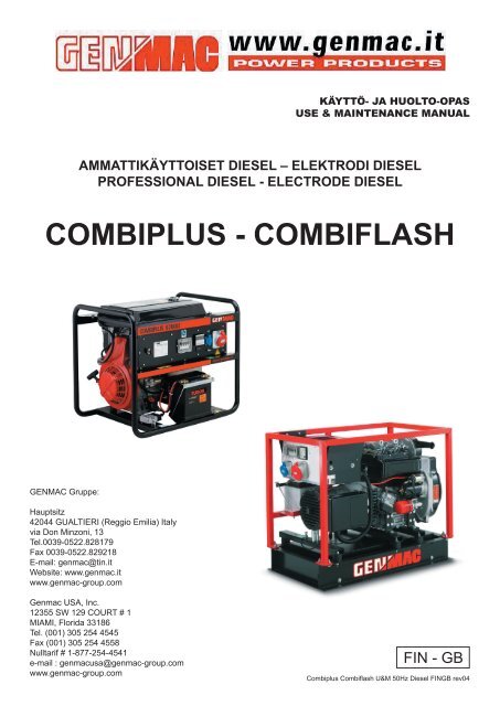 combiplus - combiflash ammattikäyttoiset diesel - IKH Service