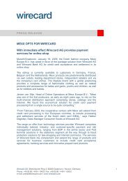 Prepaid Offer From Wirecard Bank Ag Combines The Best Of Two Worlds