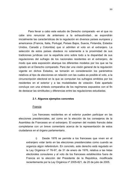 Informe del Consejo de Estado sobre el régimen electoral