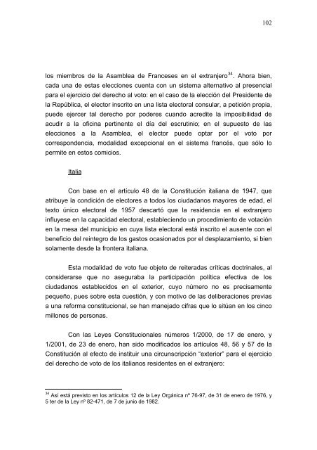 Informe del Consejo de Estado sobre el régimen electoral