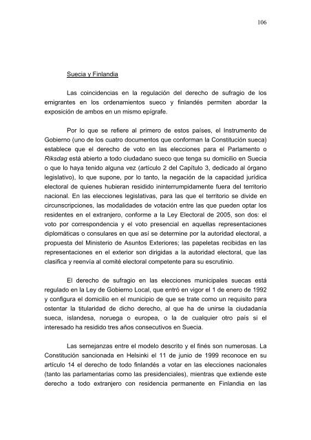 Informe del Consejo de Estado sobre el régimen electoral