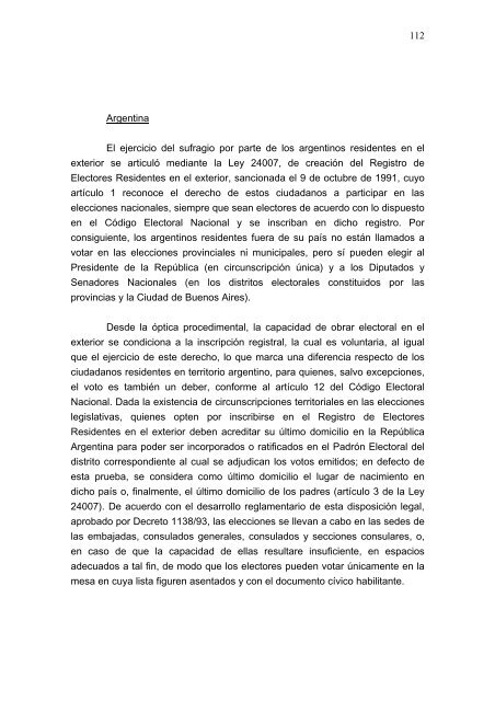 Informe del Consejo de Estado sobre el régimen electoral