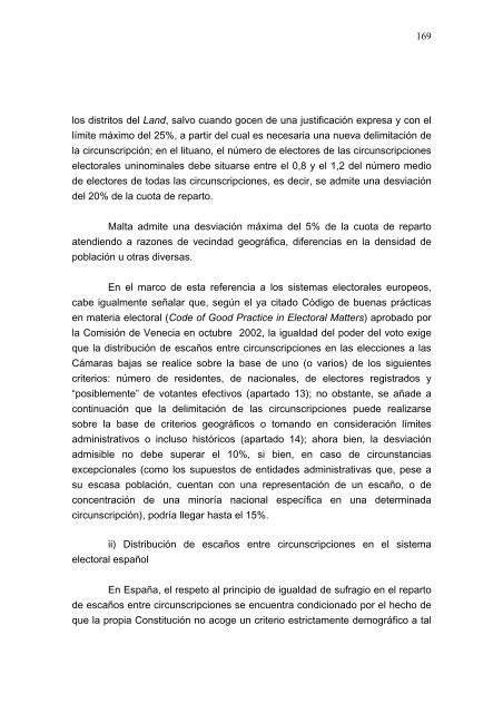 Informe del Consejo de Estado sobre el régimen electoral