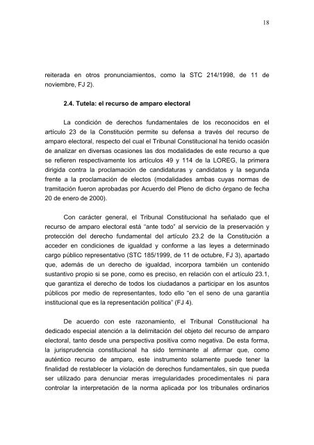 Informe del Consejo de Estado sobre el régimen electoral