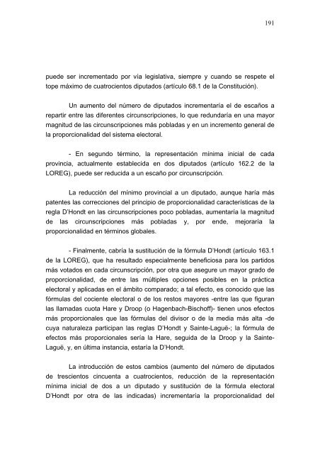 Informe del Consejo de Estado sobre el régimen electoral