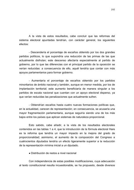 Informe del Consejo de Estado sobre el régimen electoral