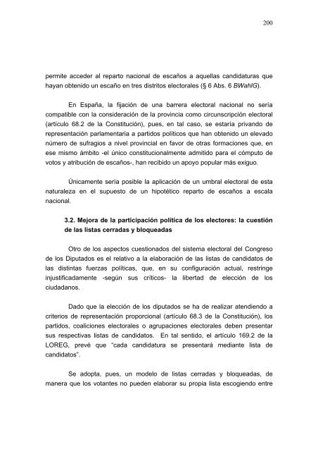 Informe del Consejo de Estado sobre el régimen electoral