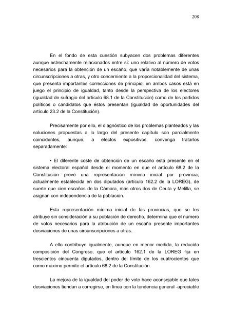 Informe del Consejo de Estado sobre el régimen electoral